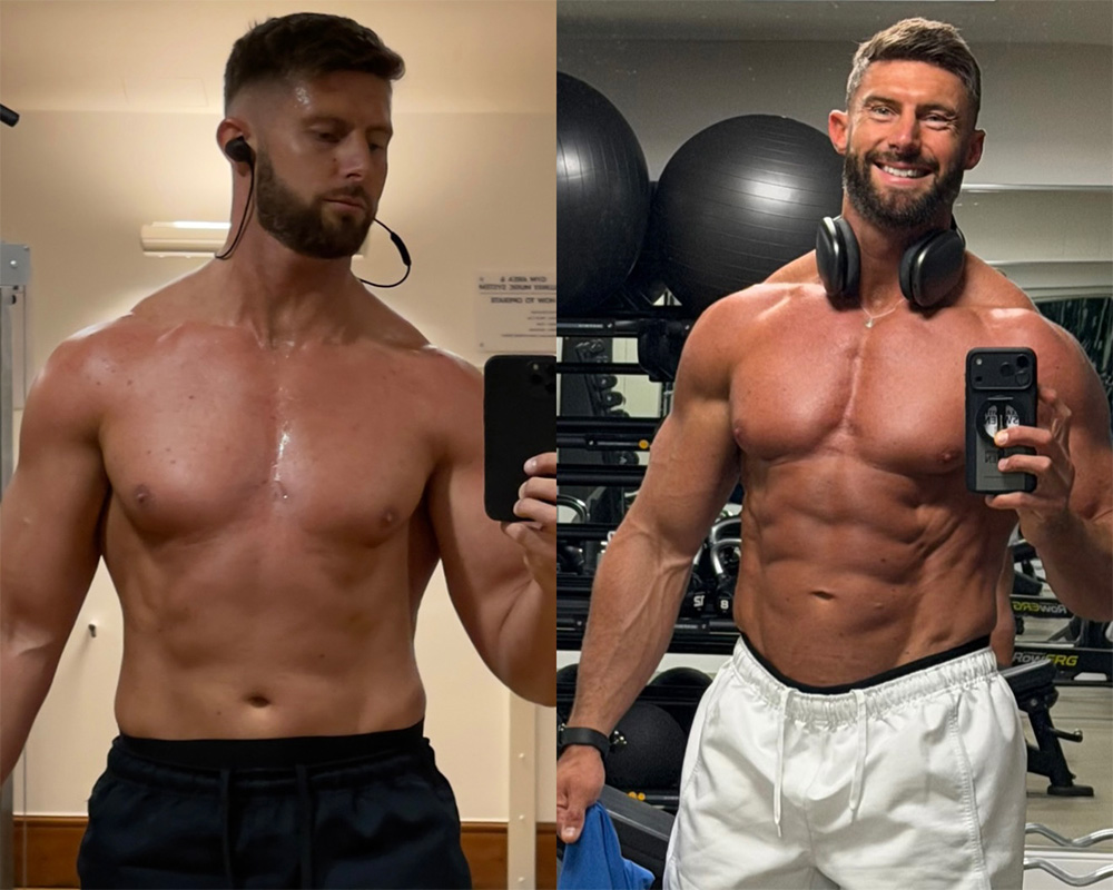 The coach's body transformation"